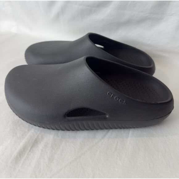 Crocs Mellow Recovery Clogs Black Unisex Men’s 8 Women’s 10 Comfort Slides - Picture 2 of 10